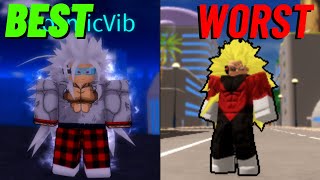 Ranking The Dragon Ball Games Of Roblox [upl. by Acireit]