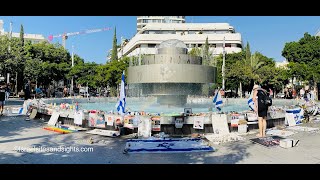 Dizengoff Square Fountain in Tel Aviv Reveals Oct 7 Trauma [upl. by Pascasia]