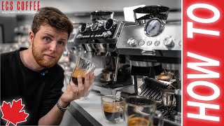 How to Get the Perfect Espresso on all Delonghi Machines [upl. by Negiam]