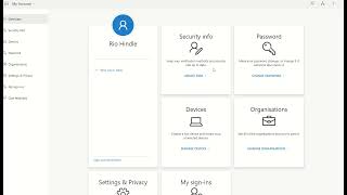 Managing and Changing Passwords in My Security Info [upl. by Mortimer]