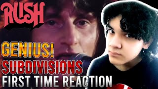 GENIUS FIRST TIME REACTION TO RUSH  SUBDIVISIONS [upl. by Araid]