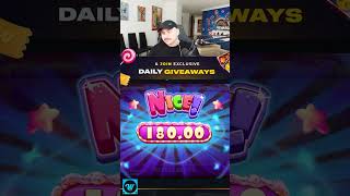 MASSIVE WIN ON SUGAR RUSH 1000 casino gamdom gambling bigwin slots wrewards cryptocasino [upl. by Morganne]