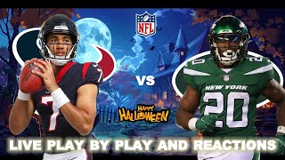 Houston Texans vs New York Jets Live PlayByPlay amp Reactions  Halloween 2024 [upl. by Cayser]