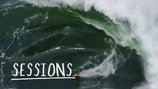 Russell Bierke Battles A Heavy Day At Shipstern Bluff  Sessions [upl. by Elson]