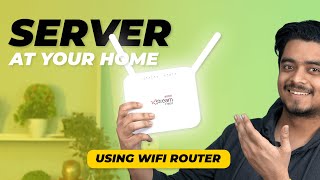 Create Mini NAS Server at Your Home using WiFI Router HINDI [upl. by Ettennal136]