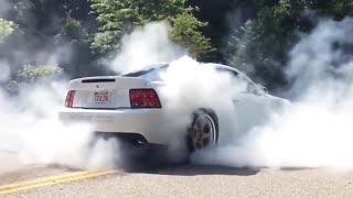 MOST INSANE Mustang Burnouts Pullouts FlyBy Compilation amp Drifts of ALL TIME  Mustang WINS [upl. by Arretnahs434]