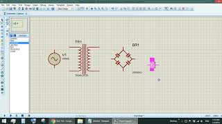 5V DC Power Supply using LM7805 Regulator Proteus Simulation [upl. by Krasner97]