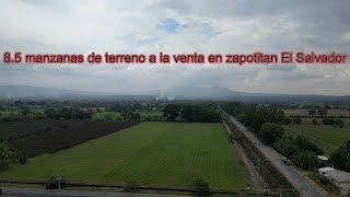 bonito terreno en venta en zapotitan El Salvador 85 manzanas de terreno [upl. by Lantha743]