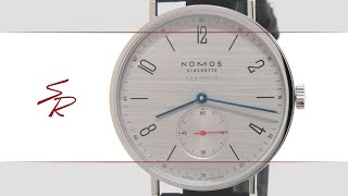 Nomos Glashutte Tangente Neomatik Silver 39mm 141 [upl. by Lalo352]