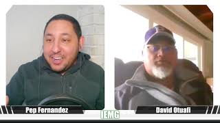 IEMG SPORTS WEEKLY Pacific Football Coach David Otuafi Interviedw [upl. by Tavy274]