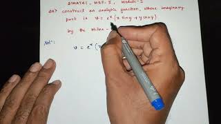 21MAT41 Model Question Paper 1 Q2a  Module 1 Complex Analysis [upl. by Padgett]