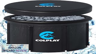 Colplay XL Large Portable Ice Bath Tub for Athletes 355quot x 295quot Review [upl. by Penrod559]