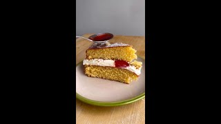 Victoria sponge with a roasted strawberry twist [upl. by Aira]