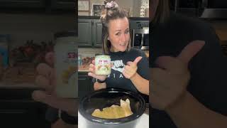 Salsa Verde Queso Crockpot Chicken [upl. by Niwde]