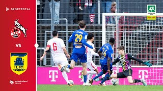 Frühe Entscheidung im Karnevalsduell  1 FC Köln U21  1 FC Düren  Regionalliga West [upl. by Cowen]