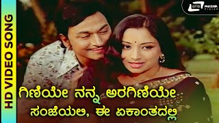 Giniye Nanna Araginiye  HD Video  Olavu Gelavu  Dr Rajkumar  Lakshmi  GKVenkatesh [upl. by Wightman35]