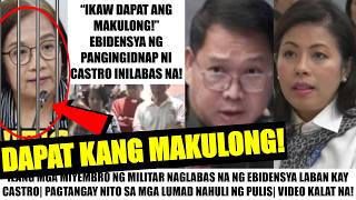 Matapos IDETAIN si Atty LOPEZ MILITAR NANAWAGANG IKULONG NA si CASTRO EBIDENSYA ng PANGINGIDNAP [upl. by Nitsug]