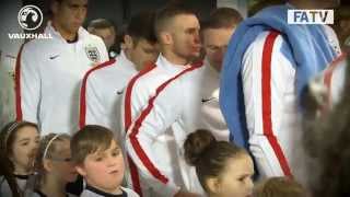 TUNNELCAM England vs Germany 01 at Wembley [upl. by Aikrehs]