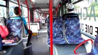 Van Hool nawAGG300  Aseag  Aachen  Linie 5  02092015 [upl. by Alisa]