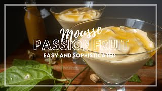 Easy and delicious Passion Fruit Mousse 3 ingredients only shorts [upl. by Anitneuq]