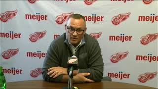 Full press conference Steve Yzerman talks after Red Wings make three deals ahead of trade deadline [upl. by Rocker]