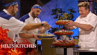 Chefs Struggle with Oysters amp Clams in Chef Ramsay’s Seafood Tower Challenge  Hells Kitchen [upl. by Latsirk]