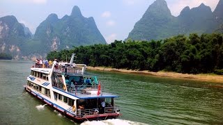 Li River Cruise Guilin and Yangshuo China 漓江 [upl. by Nileuqcaj]