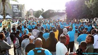 Collegiate Academy Marching Band Performance Champions Square Before The Bayou Classic Parade2024 [upl. by Cathi]