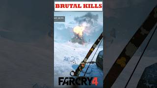 BRUTAL STEALTH KILLS WITH BOW amp ARROW  farcry4 youtubeshorts gameplay gaming [upl. by Notneb794]