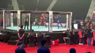 Björn Þorleifur with a 12 second knockout at the IMMAF World Championship [upl. by Amuwkuhc]