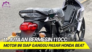 KEREEN ‼ CUMA 11 JUTAAN BERMESIN 110CC MOTOR INI SIAP GANGGU PASAR HONDA BEAT [upl. by Salohci501]