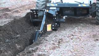 Eterra Trencher Attachment for Skid Steer Loaders Demo Video [upl. by Mcclenaghan]