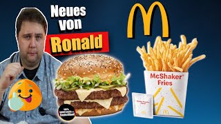 Der M Burger und Shaker Fries von McDonalds  NEU🍟🍔〽️ [upl. by Tnecnev]