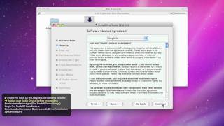 Pro Tools® SE Installation  Mac OS X  Troubleshooting [upl. by Mientao]