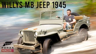 WILLYS MB JEEP 1945 TEST DRIVE  FORZA HORIZON 5 [upl. by Boothe]