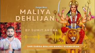 Maliya Dehlijan bhajan live by Sumit arora khemkaran jagran jaimatadi LadlaMusic [upl. by Walden]