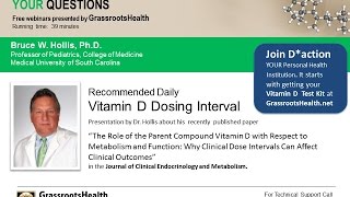 Dr Bruce Hollis  Vitamin D Dosing Interval [upl. by Otineb]