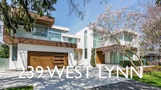 4995000  EuropeanInspired Contemporary Design  239 West Lynn Road Oakville [upl. by Gertie]