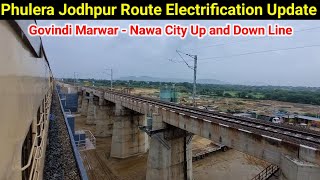 Phulera Jodhpur Route Electrification Update [upl. by Tarsuss]