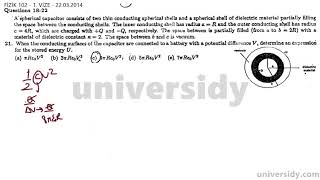 İTÜ FİZ 102E 1 VİZE 22032014 SORU 21 [upl. by Nylaehs690]