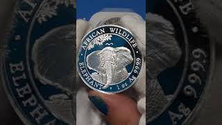 2021 Somalia 1 oz Silver Elephant [upl. by Trow]