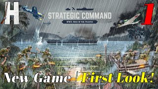 Strategic Command WWII War in the Pacific  First Look  New Game  Part 1 [upl. by Defant]