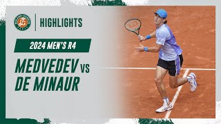 Medvedev vs De Minaur Round 4 Highlights  RolandGarros 2024 [upl. by Tucker]