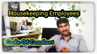 Code Of Conduct EmployeesHouskeeping training videos teluguNdp CreationstrendingNDP [upl. by Retsek]