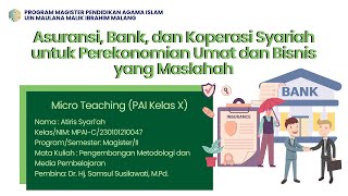 Video Micro TeachingAtiris Syariah230101210047 [upl. by Nosittam]