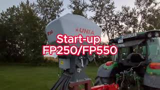 UNIA FP 250  550 First start  step by step instructions [upl. by Eecyaj]