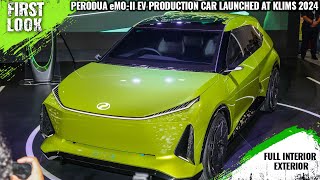 Perodua eMOII Production EV Launched At KLIMS 2024  Price From RM90000  Full Interior Exterior [upl. by Tterej]