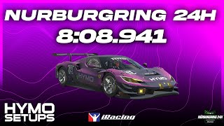 iRacing Hotlap  Ferrari 296 GT3  Nürburgring 24hr Layout  GTS  2024 S2 [upl. by Selwin646]