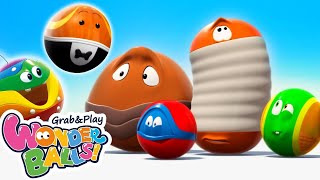 Wonderballs  Music Mania  Meet the Wonderballs  Funny Cartoons for Children [upl. by Suirauqram962]