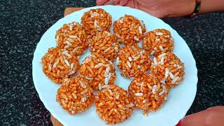 Authentic Murmura Laddu Recipe A Traditional Delight to Savor [upl. by Aninep]